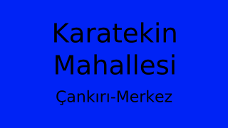Karatekin Mahallesi Thumbnail