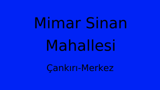 Mimar Sinan Mahallesi Thumbnail