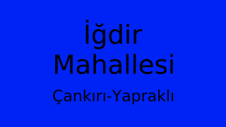 İğdir Mahallesi Thumbnail