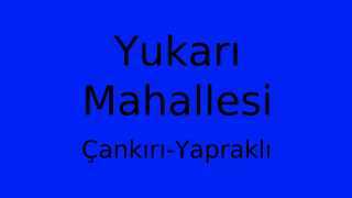 Yukarı Mahallesi Thumbnail