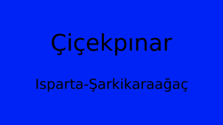 Çiçekpınar, Şarkikaraağaç, Isparta Thumbnail