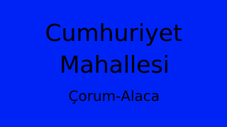 Cumhuriyet Mahallesi Thumbnail