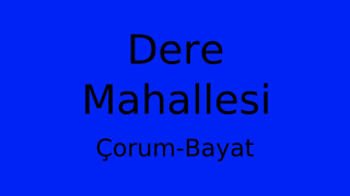 Dere Mahallesi Thumbnail