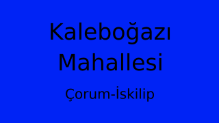 Kaleboğazı Mahallesi Thumbnail