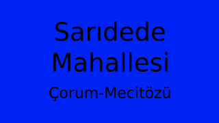 Sarıdede Mahallesi Thumbnail