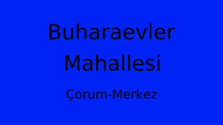Buharaevler Mahallesi Thumbnail