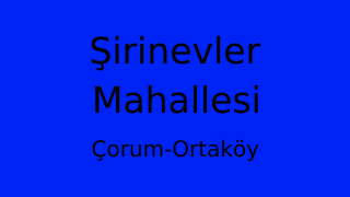 Şirinevler Mahallesi Thumbnail