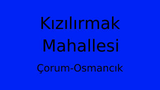 Kızılırmak Mahallesi Thumbnail