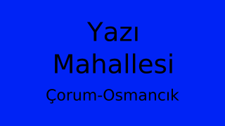 Yazı Mahallesi Thumbnail