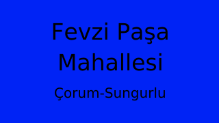 Fevzi Paşa Mahallesi Thumbnail