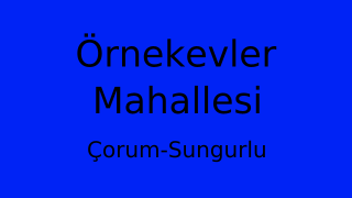 Örnekevler Mahallesi Thumbnail