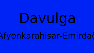 Davulga, Emirdağ, Afyonkarahisar Thumbnail
