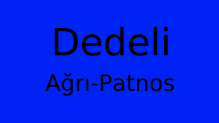 Dedeli, Patnos, Ağrı Thumbnail