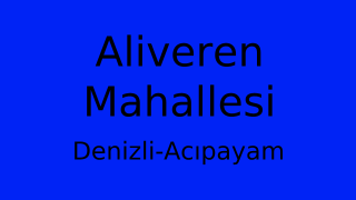 Aliveren Mahallesi Thumbnail