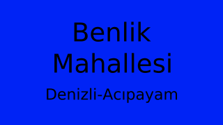 Benlik Mahallesi Thumbnail