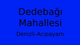 Dedebağı Mahallesi Thumbnail