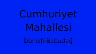 Cumhuriyet Mahallesi Thumbnail