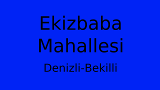 Ekizbaba Mahallesi Thumbnail