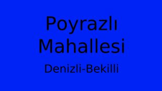 Poyrazlı Mahallesi Thumbnail