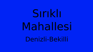 Sırıklı Mahallesi Thumbnail