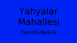 Yahyalar Mahallesi Thumbnail