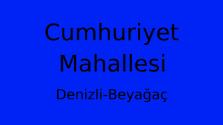 Cumhuriyet Mahallesi Thumbnail