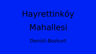 Hayrettinköy Mahallesi Thumbnail