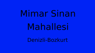 Mimar Sinan Mahallesi Thumbnail