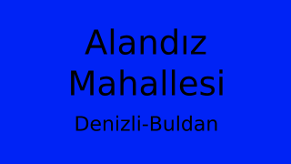 Alandız Mahallesi Thumbnail