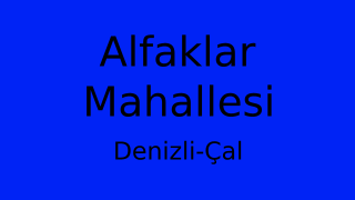 Alfaklar Mahallesi Thumbnail