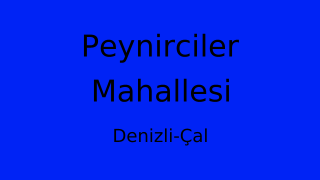 Peynirciler Mahallesi Thumbnail