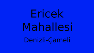 Ericek Mahallesi Thumbnail