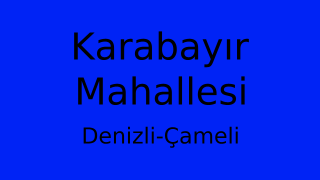 Karabayır Mahallesi Thumbnail