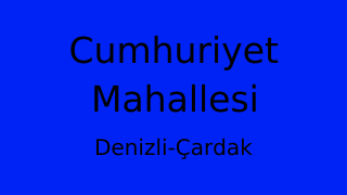 Cumhuriyet Mahallesi Thumbnail