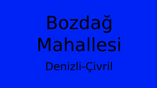 Bozdağ Mahallesi Thumbnail