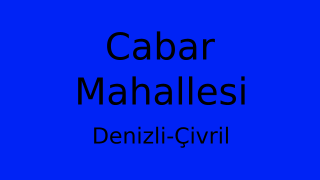 Cabar Mahallesi Thumbnail