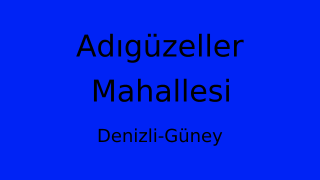 Adıgüzeller Mahallesi Thumbnail
