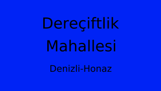 Dereçiftlik Mahallesi Thumbnail