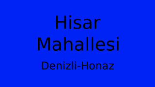 Hisar Mahallesi Thumbnail