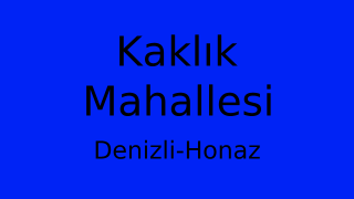 Kaklık Mahallesi Thumbnail