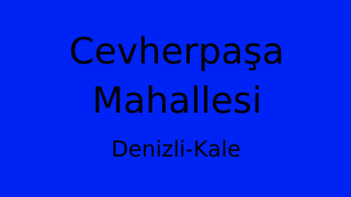 Cevherpaşa Mahallesi Thumbnail