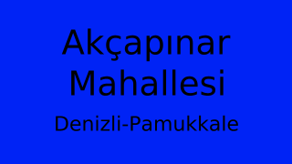 Akçapınar Mahallesi Thumbnail