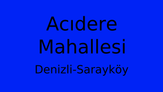 Acıdere Mahallesi Thumbnail