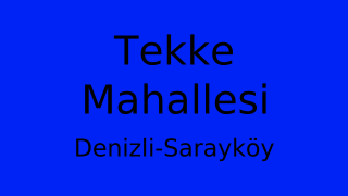 Tekke Mahallesi Thumbnail