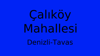 Çalıköy Mahallesi Thumbnail