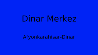 Dinar Belediyesi, Afyonkarahisar Thumbnail
