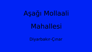 Aşağı Mollaali Mahallesi Thumbnail