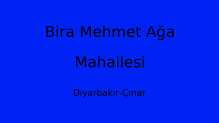 Bira Mehmet Ağa Mahallesi Thumbnail