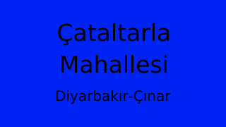 Çataltarla Mahallesi Thumbnail