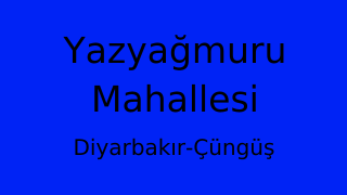 Yazyağmuru Mahallesi Thumbnail